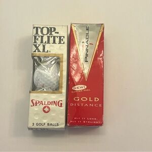 Golf balls pack of 3 set of 2